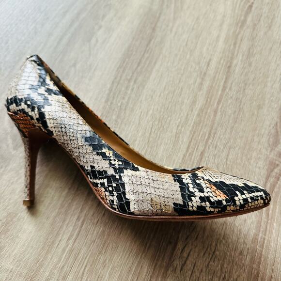 Coach Nala Graphic Animal Snake Print Slip on Pumps - Picture 5 of 6